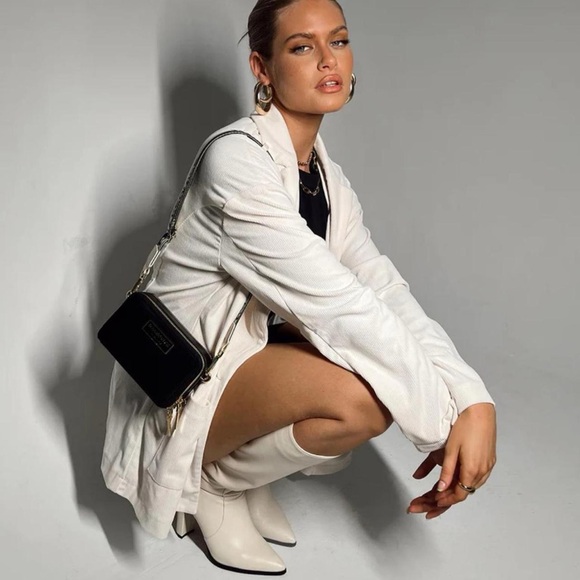 Oversized cream corduroy blazer - Picture 3 of 3